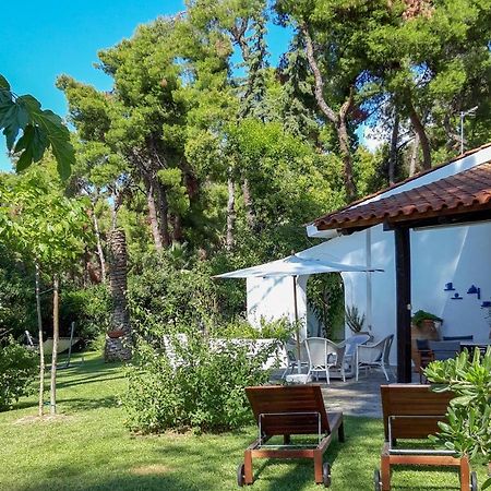 Villa Aurora In Sani With Garden And Pool ภายนอก รูปภาพ
